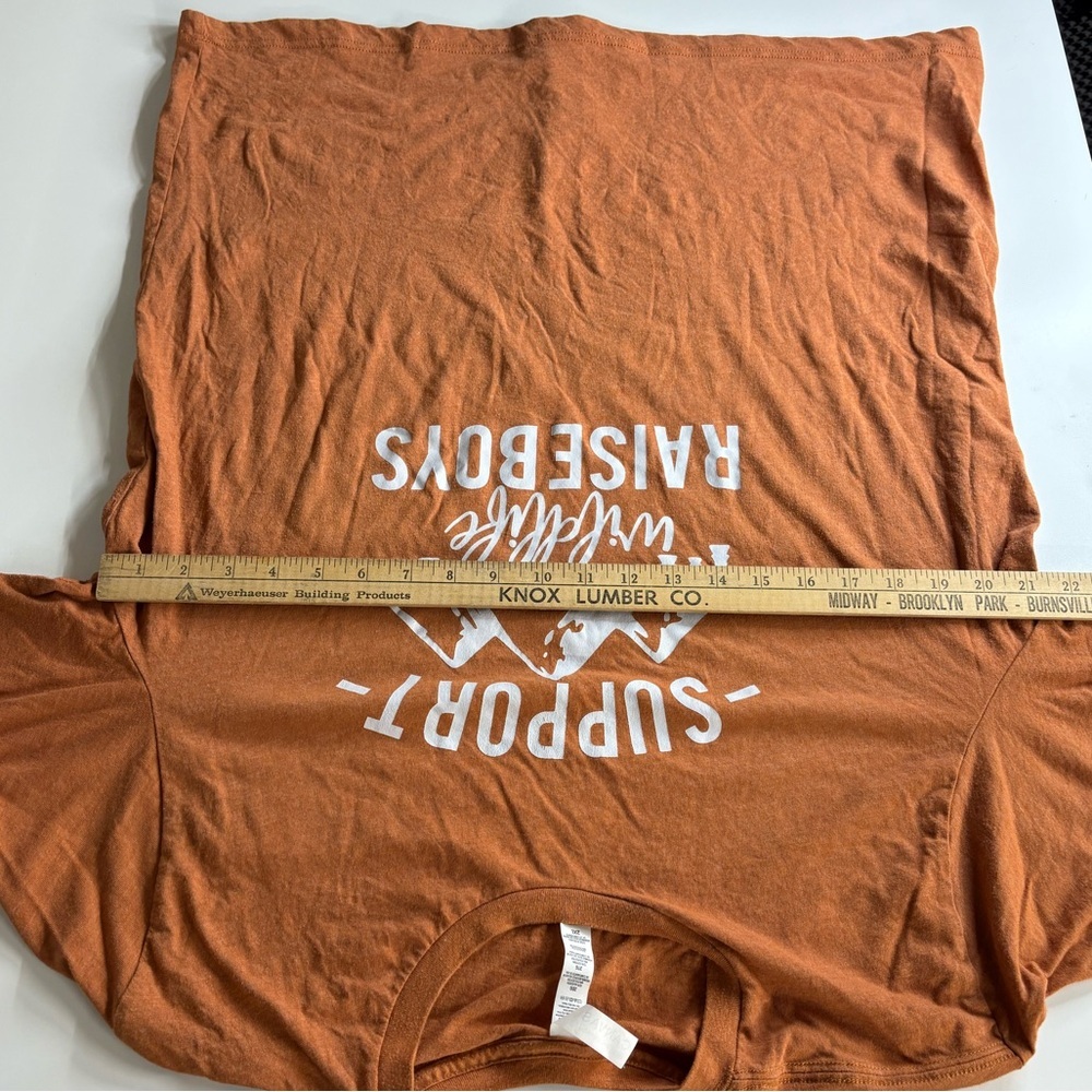 Support Wildlife Raise Boys Graphic Tee - Rust Orange - Picture 8 of 11